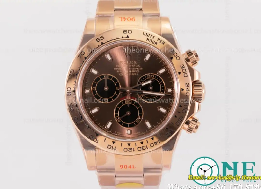 RG V4 Brown RG Rolex A4130 - 904L 116505LN Noob Daytona 0528